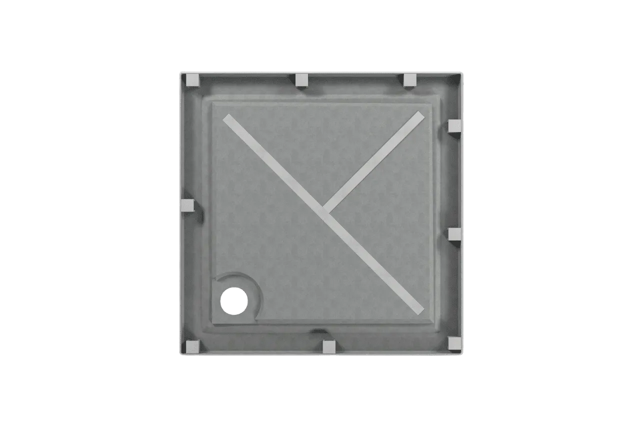 Акриловый душевой поддон Apart (квадратный) (3)