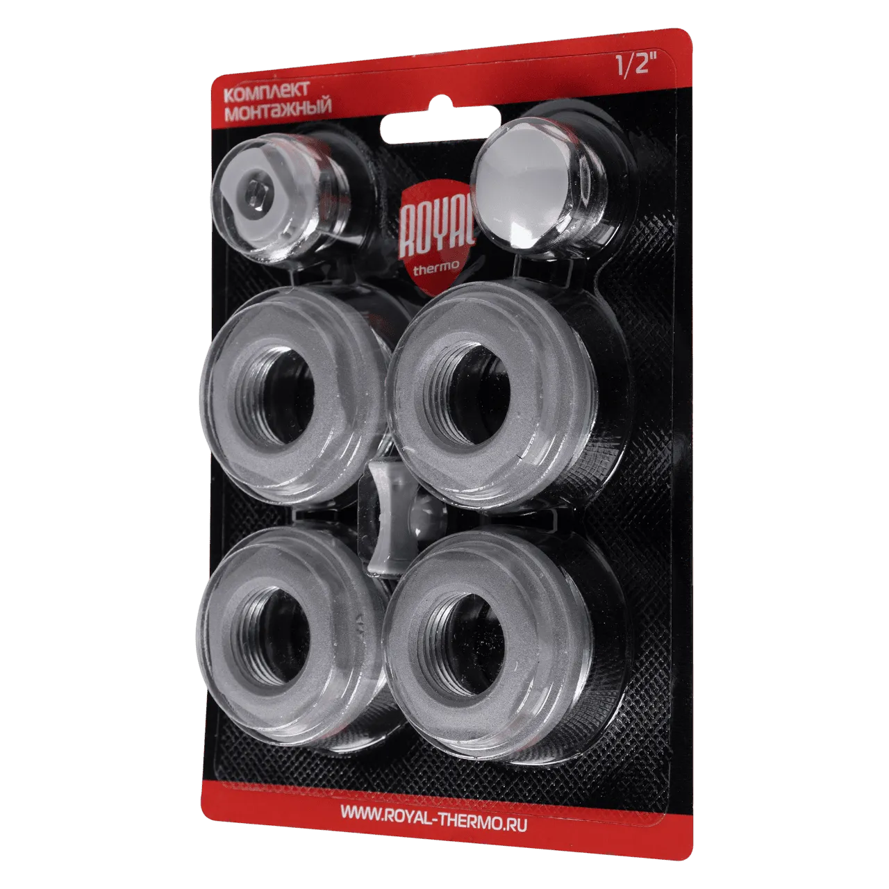 Комплект монтажный Royal Thermo 1”х 12 серебристый (2)