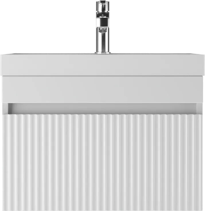 Тумба с раковиной Айсберг-Unit 60 Бриз с одним ящиком В1 (3)