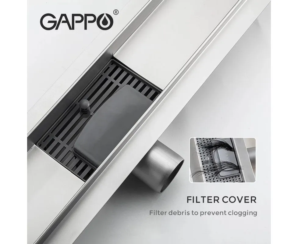 Душевой лоток Gappo G88007-3 сатин (4)