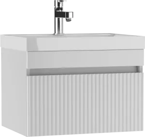 Тумба с раковиной Айсберг-Unit 60 Бриз с одним ящиком В1