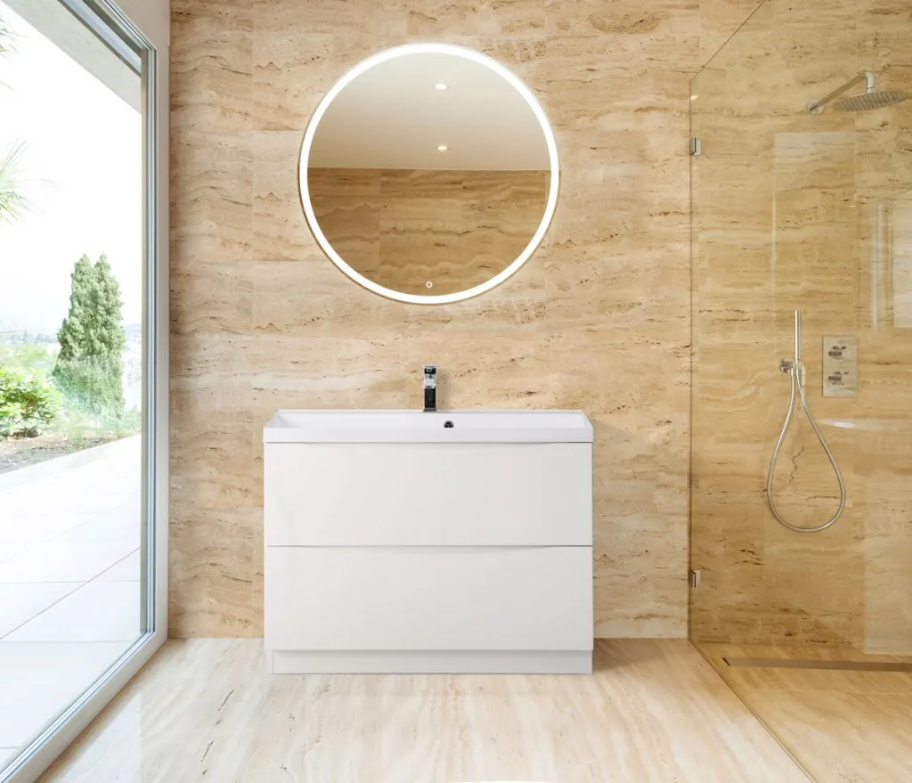 Тумба с раковиной BelBagno MARINO-800-2C-PIA-BL-P (5)