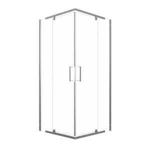 Душевое ограждение Каппа-Хром 90x90