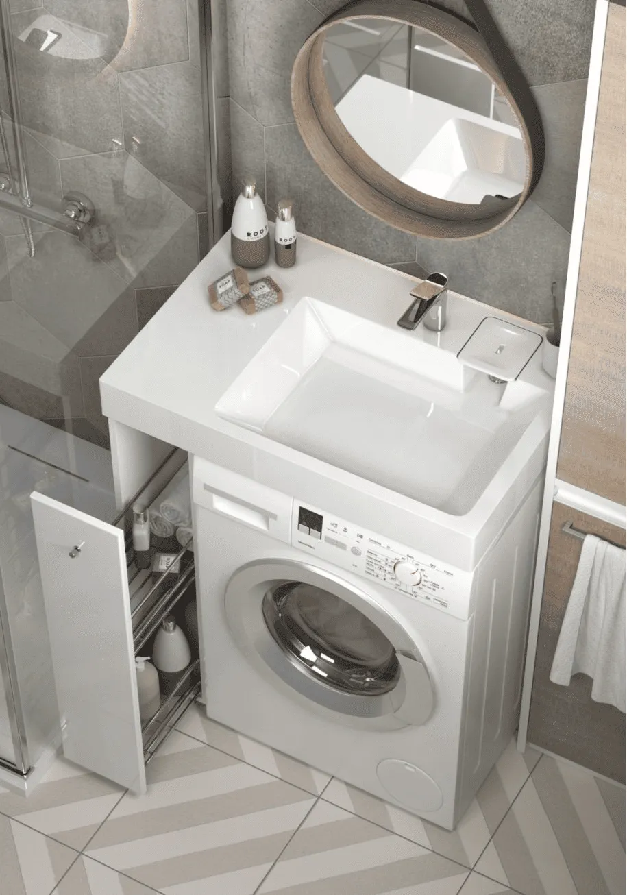 Раковина над стиральной машиной Marrbaxx Афина 80x55 (3)