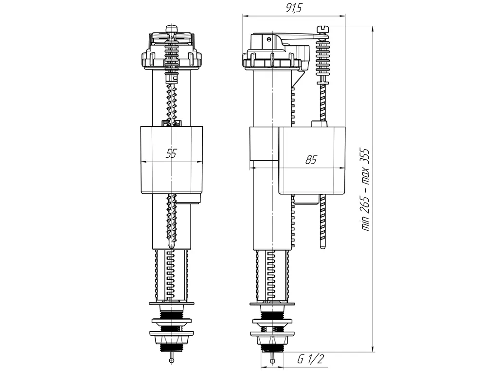 Впускной механизм АНИ Пласт-WC5510 (2)