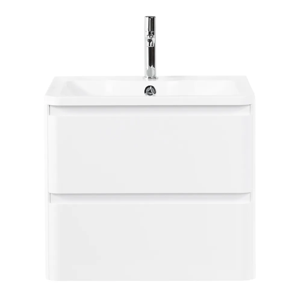 Тумба подвесная с раковиной BelBagno ALBANO-700-2C-SO-BL - 2