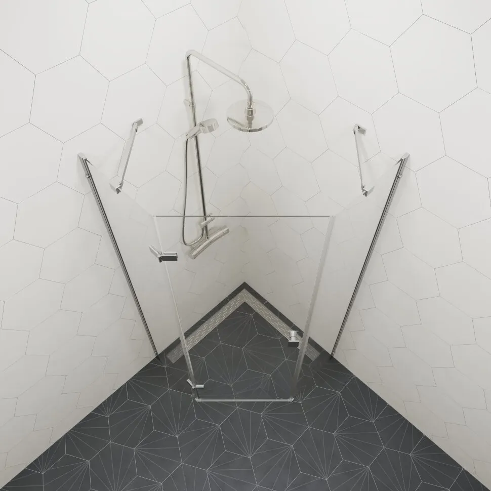 Душевое ограждение Сигма-Хром 90x90 (7)