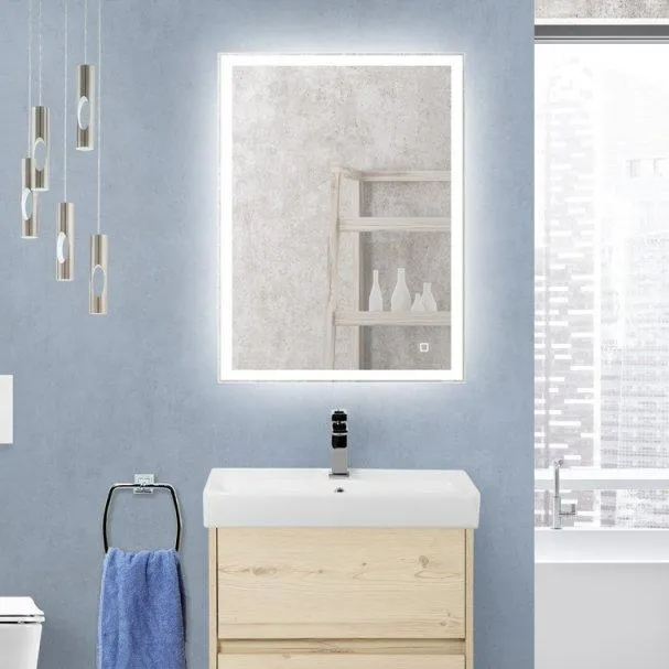 Тумба с раковиной подвесная BelBagno Neon 60 [Pino Bianco, Матовая, Раковина BelBagno 19060, NEON-60