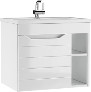 Тумба с раковиной Alba 60 Агата c 1 ящиком B1
