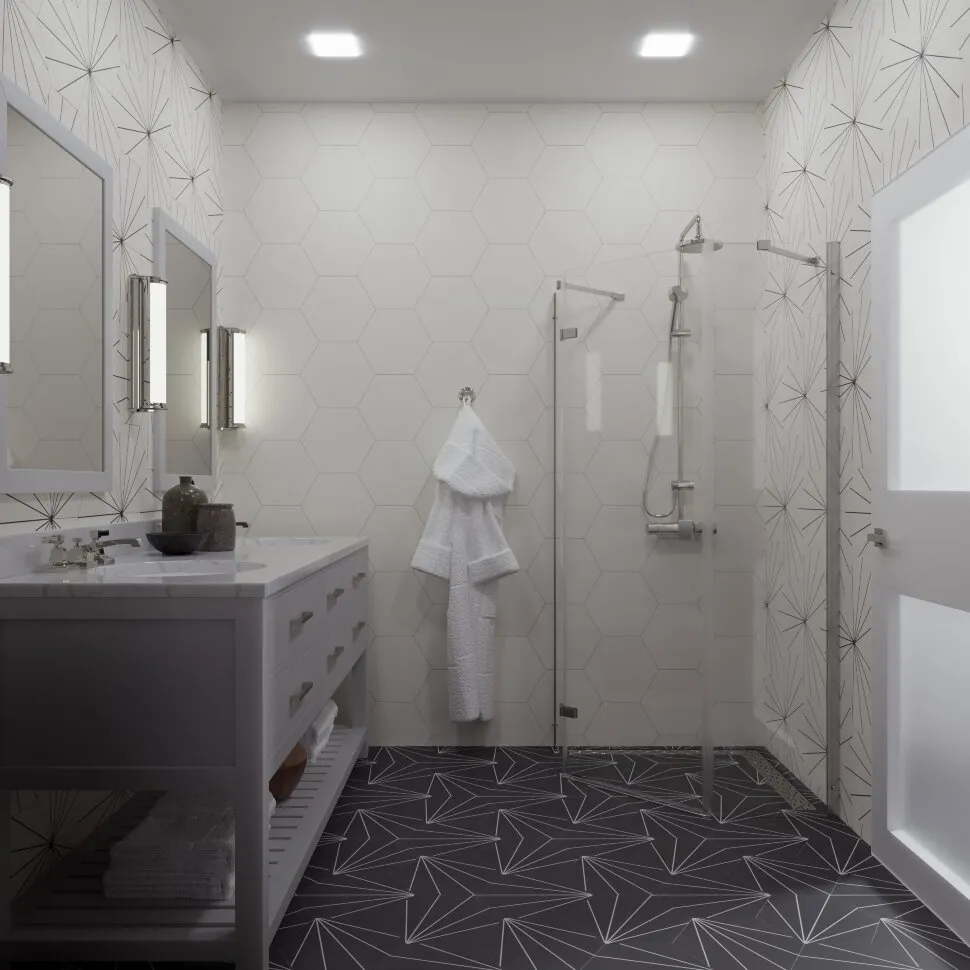 Душевое ограждение Сигма-Хром 90x90 (3)