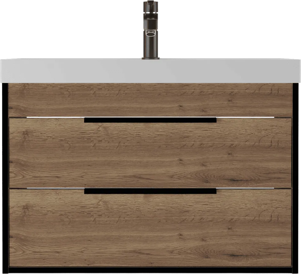 Тумба с раковиной Домино-Unit 80 Альфа B2 (2)