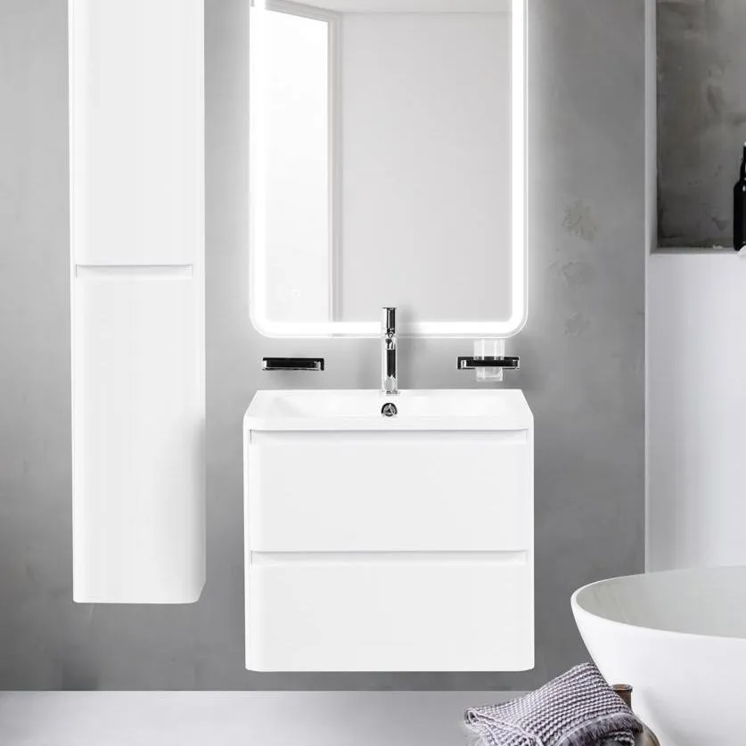 Тумба с раковиной подвесная BelBagno Albano 70 [Bianco Lucido, Глянец, Раковина BelBagno 70 BB700/45
