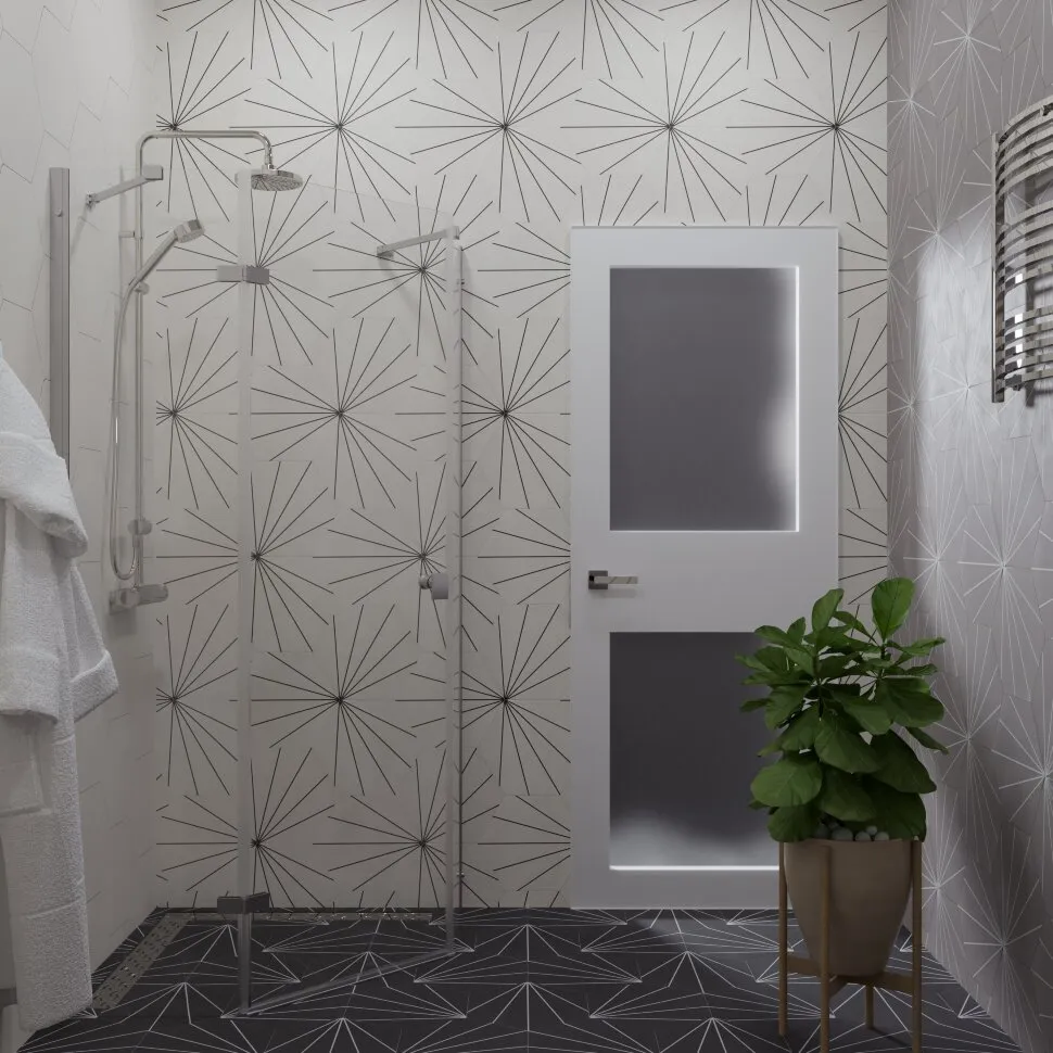 Душевое ограждение Сигма-Хром 90x90 (5)