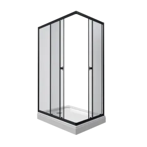 Душевое  ограждение Triton Вента-Блэк 100x80