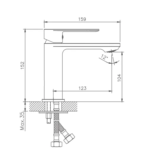 Смеситель для раковины Haiba HB10590-7 (2)