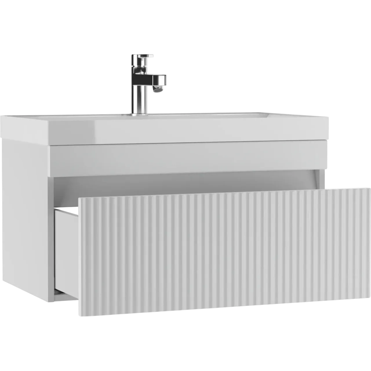 Тумба с раковиной Айсберг-Бриз 80 под умывальник Unit B1 (4)
