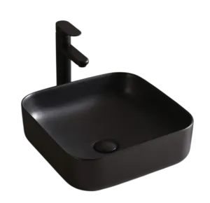 Раковина накладная PC-1903 black (39 39 13.5)