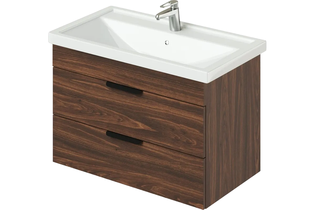 Тумба с раковиной Итана IKA Alta 80 подвесная Тумба с раковиной Итана IKA Alta 80 подвесная