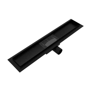 Душевой лоток Watersense Amelia W00461 50x10, под плитку чёрный (2)