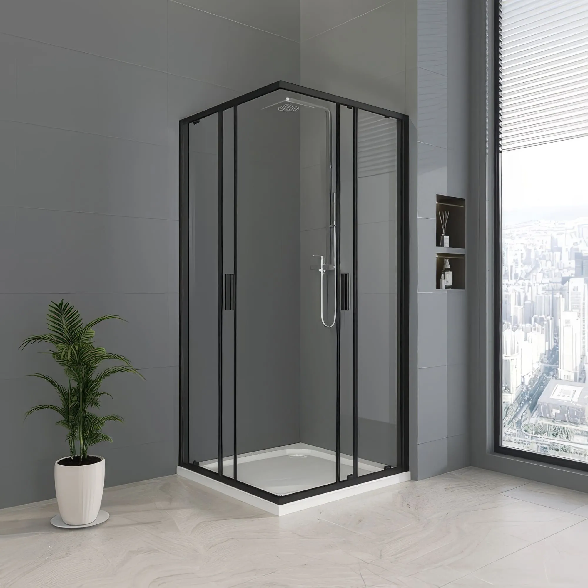 Душевой угол Idee ID-207B (90 90 195) (2)