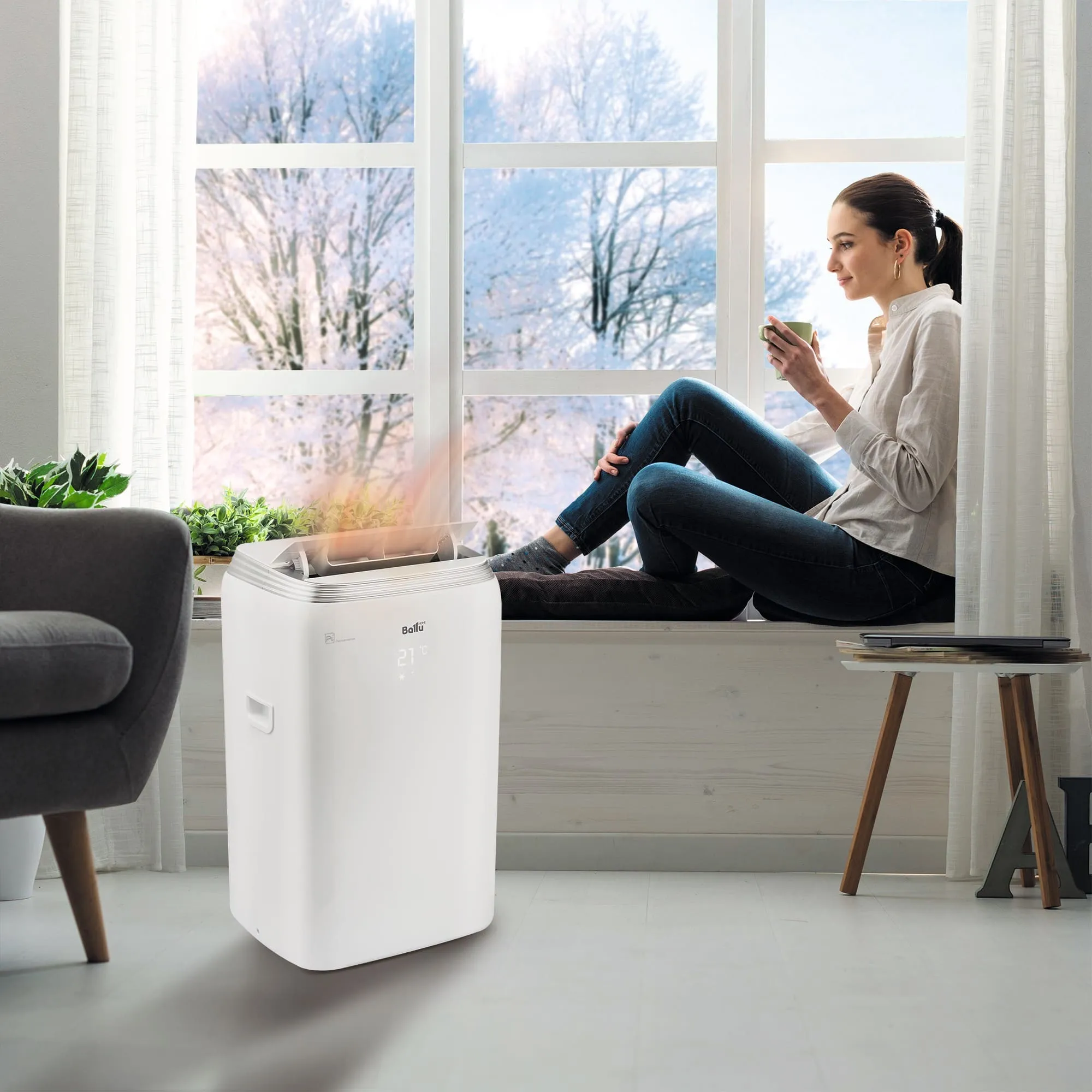 Кондиционер мобильный Ballu Platinum Comfort BPHS-13H (7)