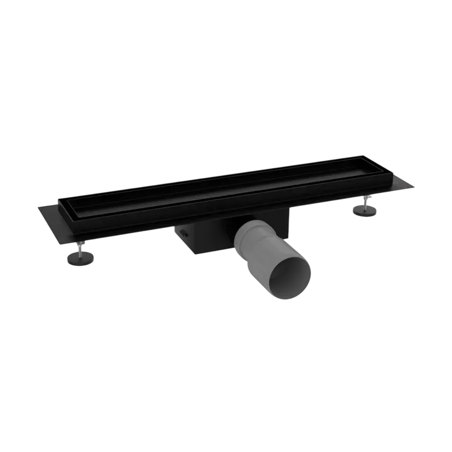 Душевой лоток Watersense-Amelia 40x10 W00460 чёрный (3)