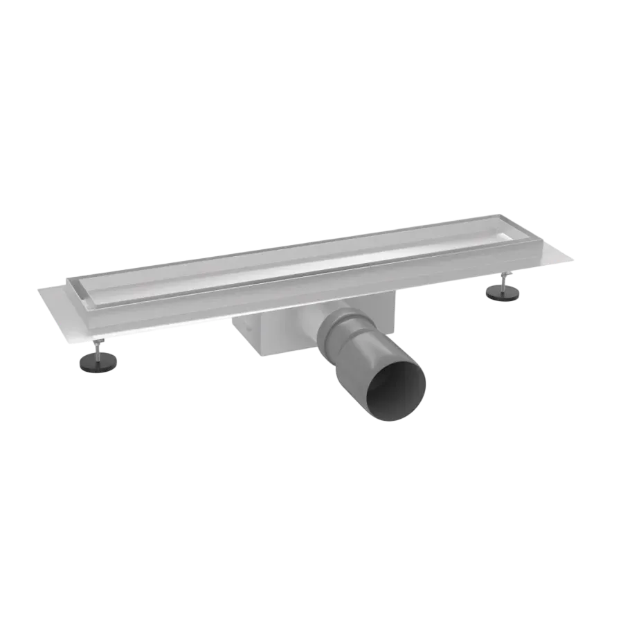 Душевой лоток Watersense Amelia W00456 40x10, под плиткунержавеющая сталь (2)