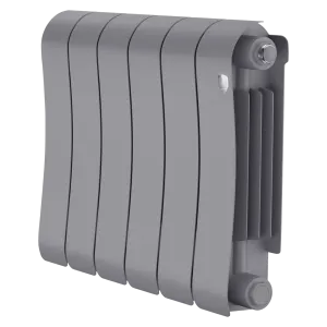 Радиатор биметаллический Royal Thermo Infinity 300 Silver Satin - 6 секц.
