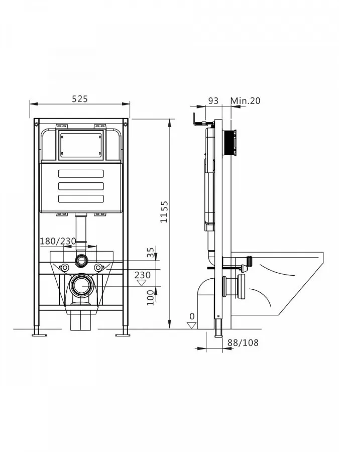 Инсталляция для унитаза GROME-GRT70011 (4)