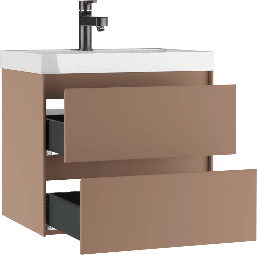 Тумба с раковиной Домино-Unit 60 Verona В2 Мокко Домино (3)