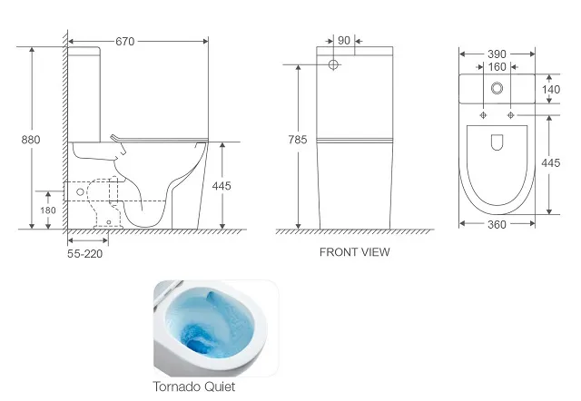 Унитаз-компакт PC-231A (65 39 88) (2)