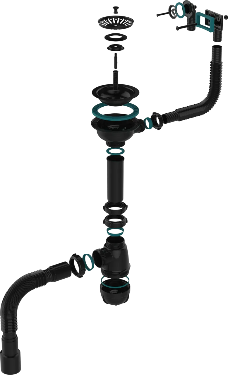 Сифон для мойки Aquant B0186-20-MR (2)