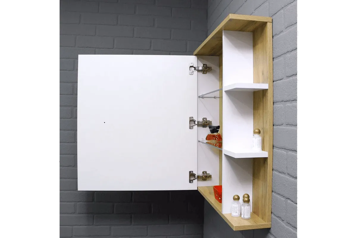 Шкаф-зеркало Домино-Fortuna 60 левый (5) Шкаф-зеркало Домино-Fortuna 60 левый (5)