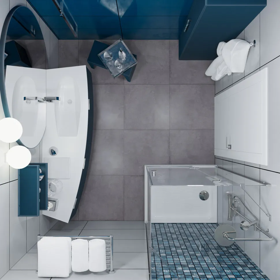 Душевое ограждение Triton Брава-Хром 120x80 (5)