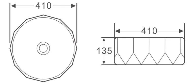 Раковина накладная BelBagno-BB1409 (5)