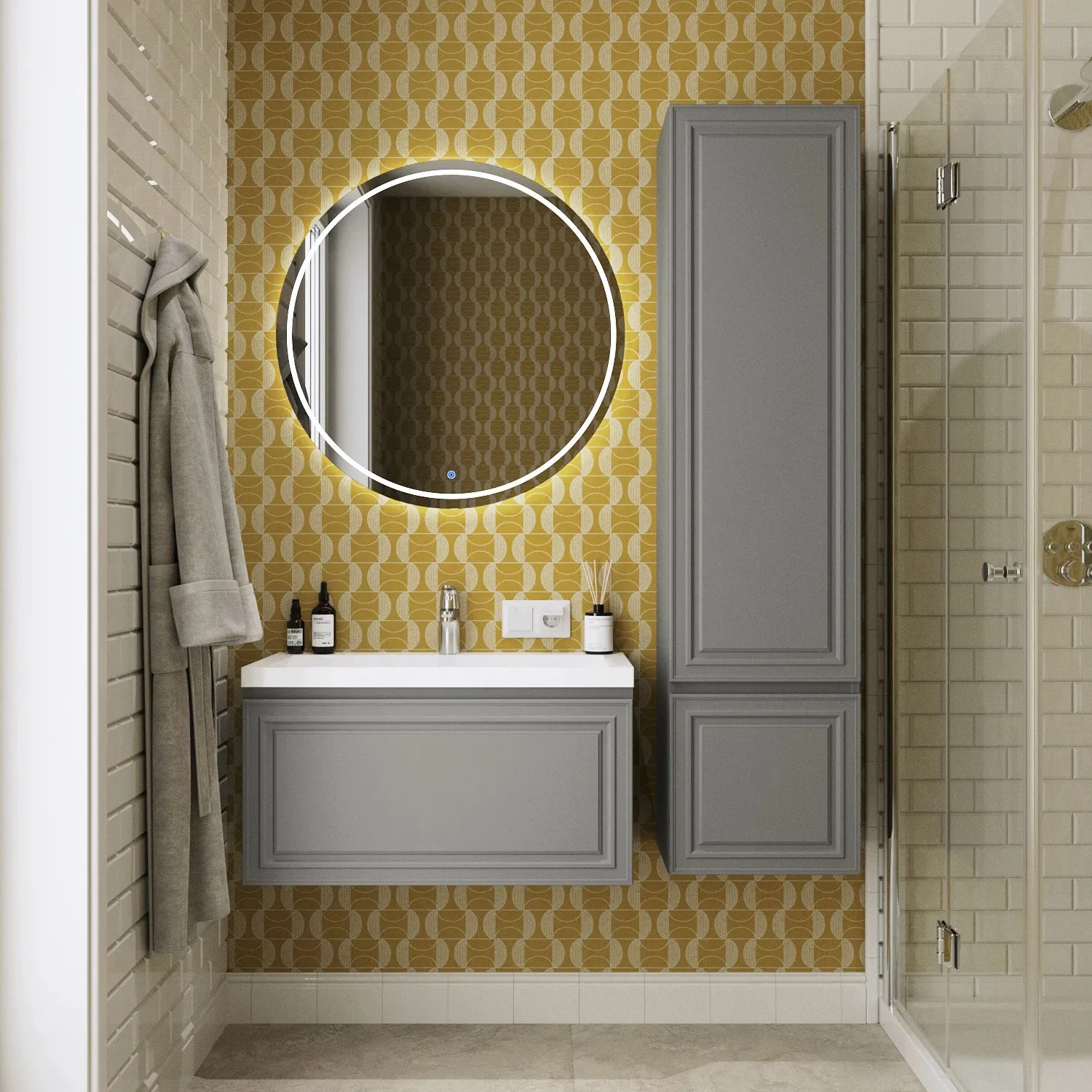 Пенал подвесной Itana Verona 40 (6)