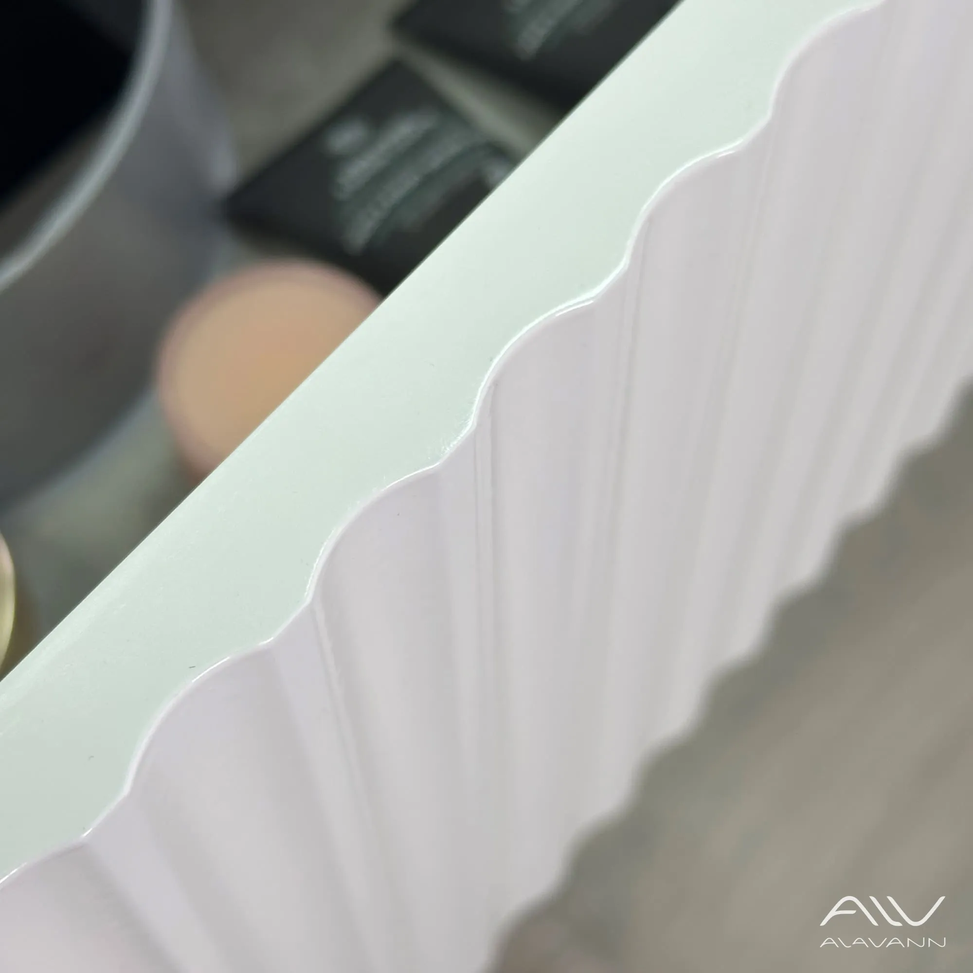 Тумба с раковиной Alavann Wave 60 белая (7)