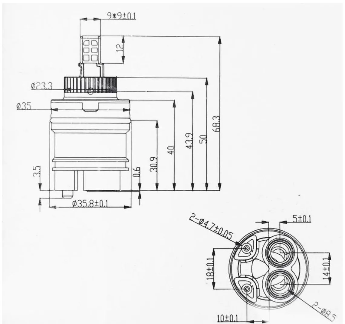 Картридж для смесителя Gappo G51-5 (5)