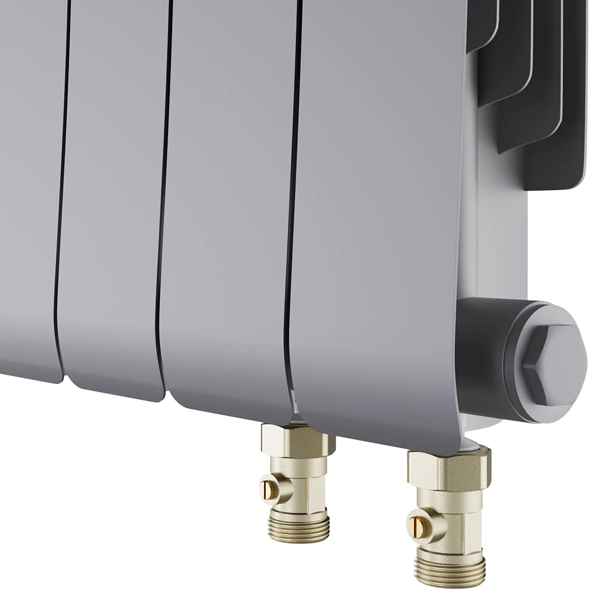 Радиатор биметаллический Royal Thermo Infinity 500 Silver Satin VR80 - 12 секц (5)