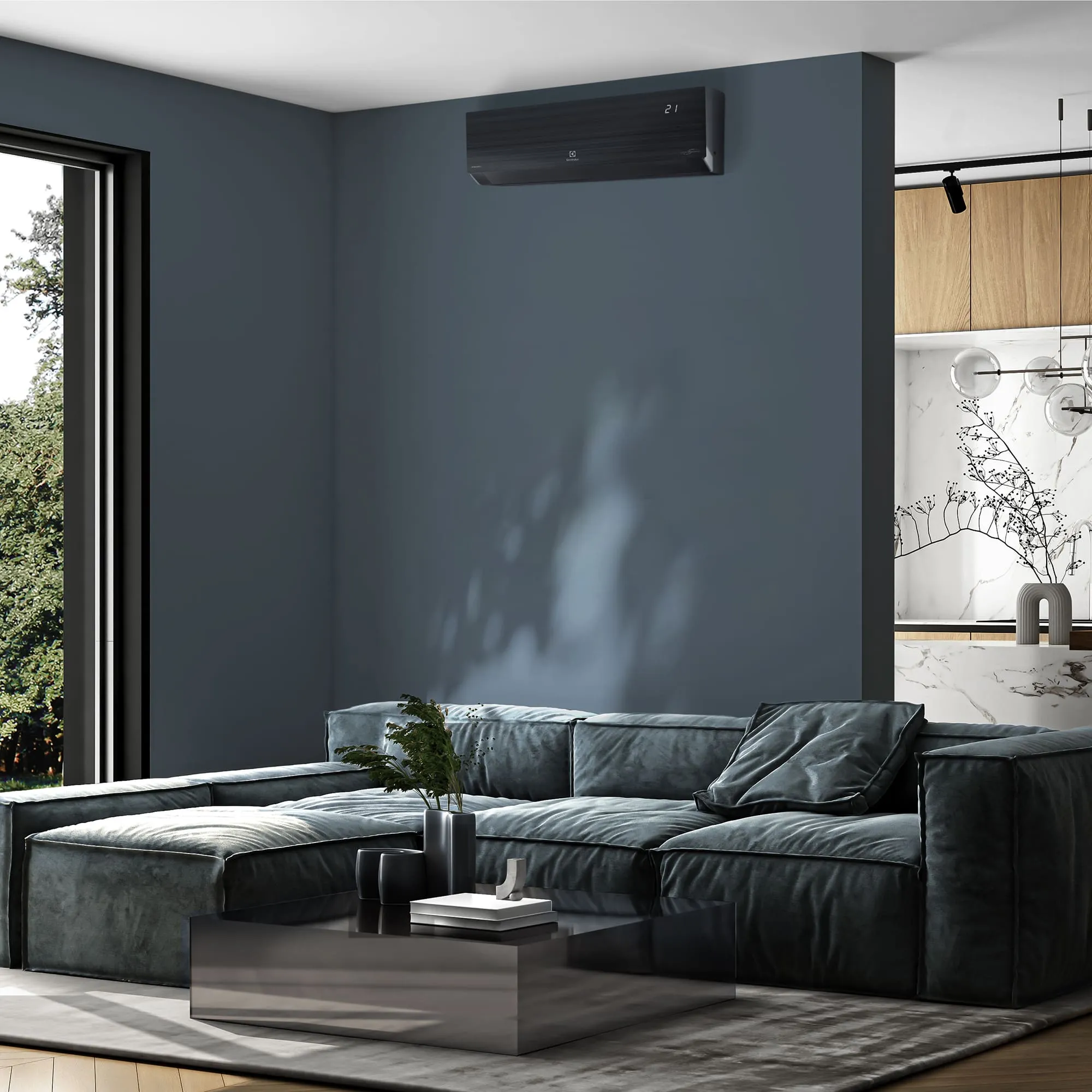 Сплит-система инверторного типа Electrolux Enterprise Super DC EACSI-18HEN-BLACKN8_24Y комплект (4)