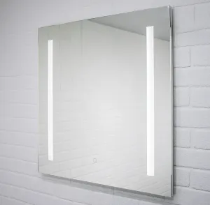 Зеркало с подсветкой Домино Good Light 2 90x70, [Прямоугольное, Алюминий, Сенсор, GL7015Z]