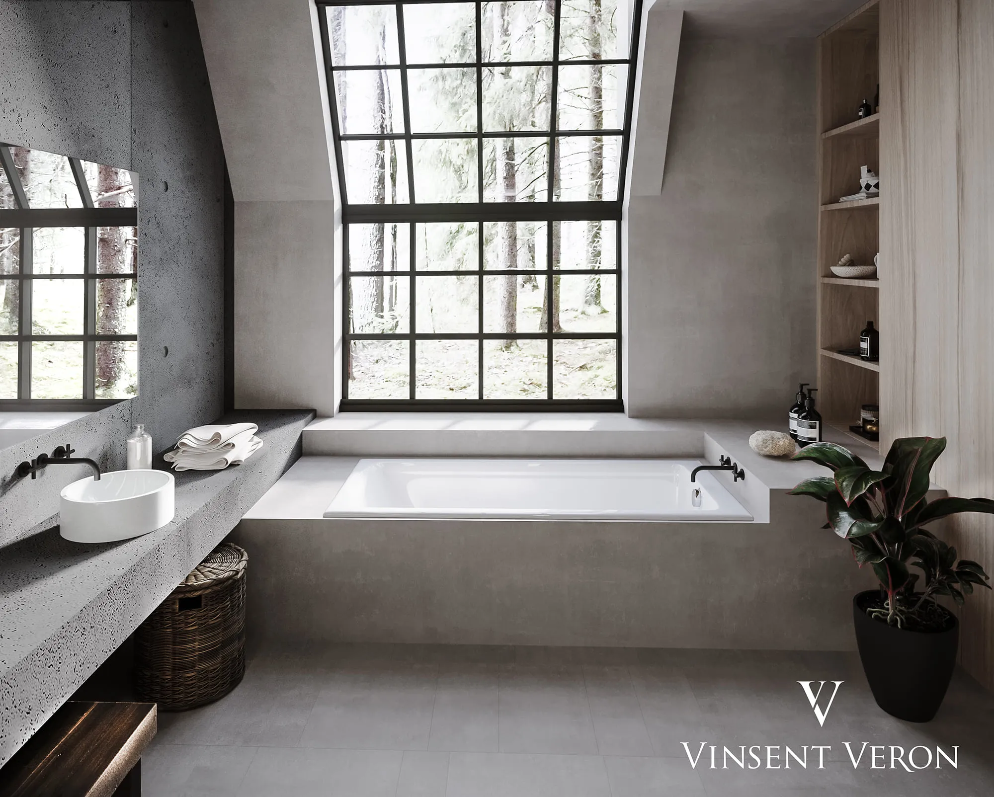 Ванна чугунная Vinsent Veron-Kingston 180x80 (2)
