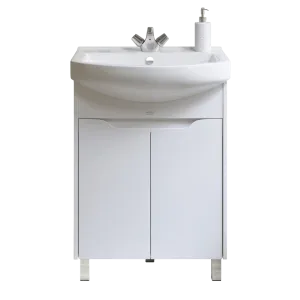 Тумба с раковиной Alavann Crystal 65 белая