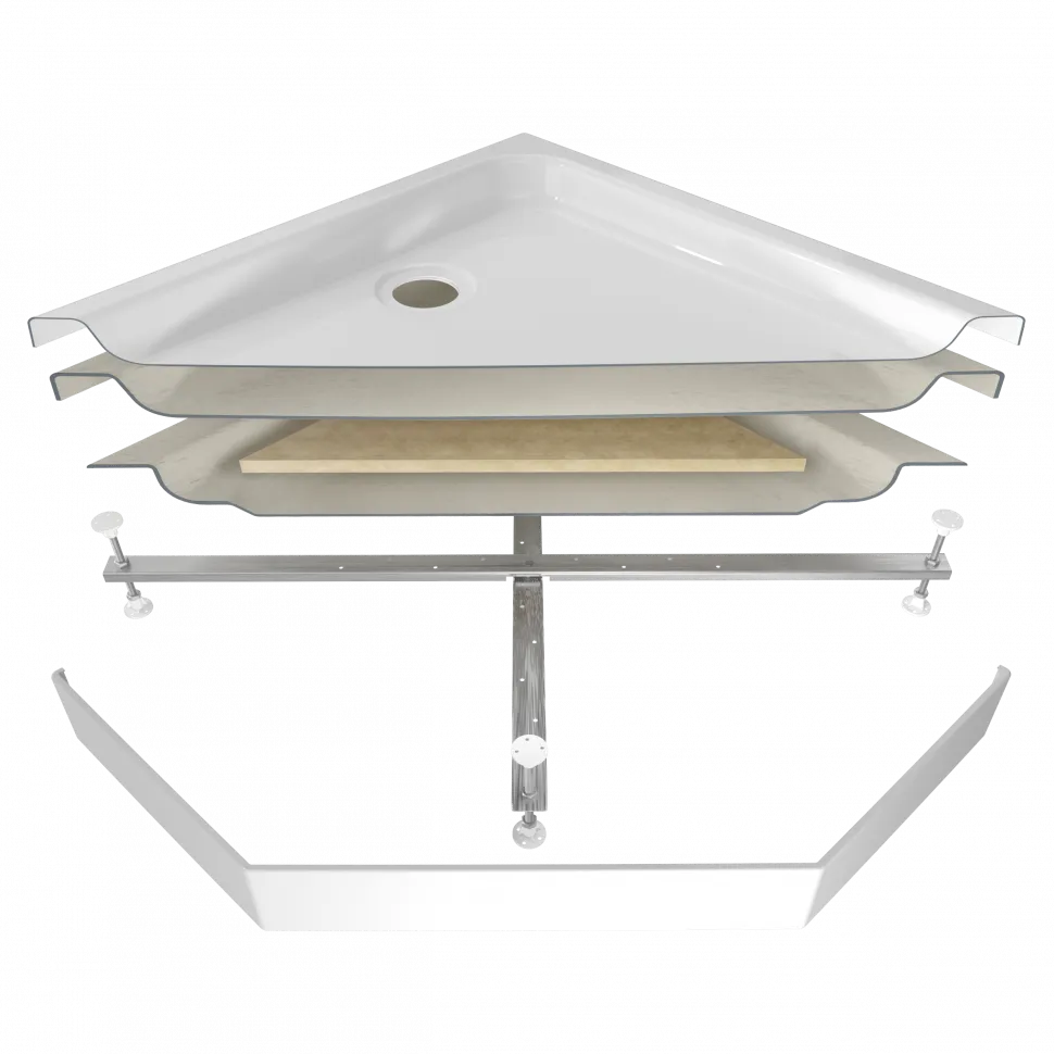 Поддон душевой Triton 90х90 низкий (ПД28) (2)