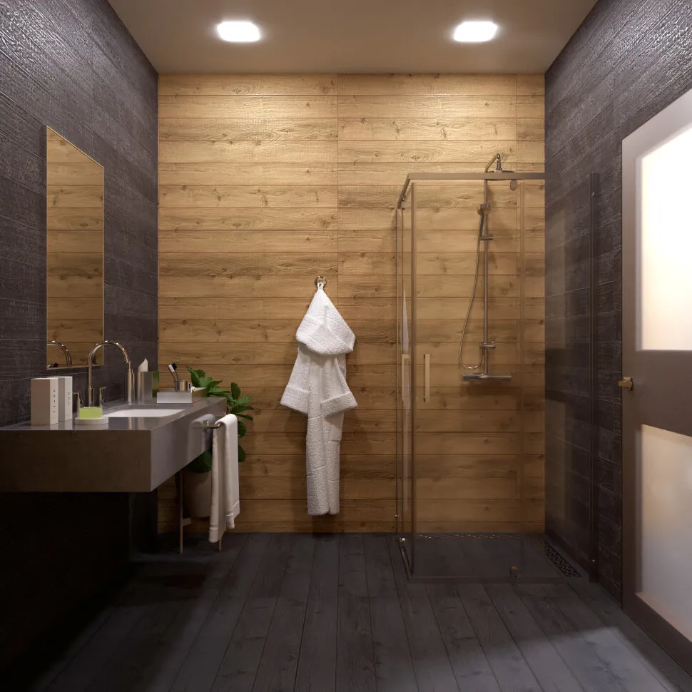 Душевое ограждение Каппа-Хром 90x90 (4)