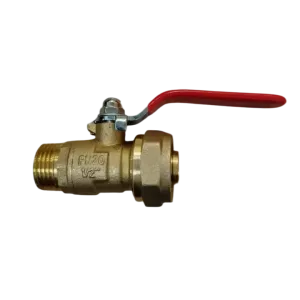 Кран шаровый метапол-Ш AQS [Прямой, 20x1/2", Рычаг, 29064]