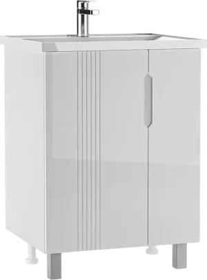 Тумба с раковиной Айсберг-Нова 60 Марта без ящика