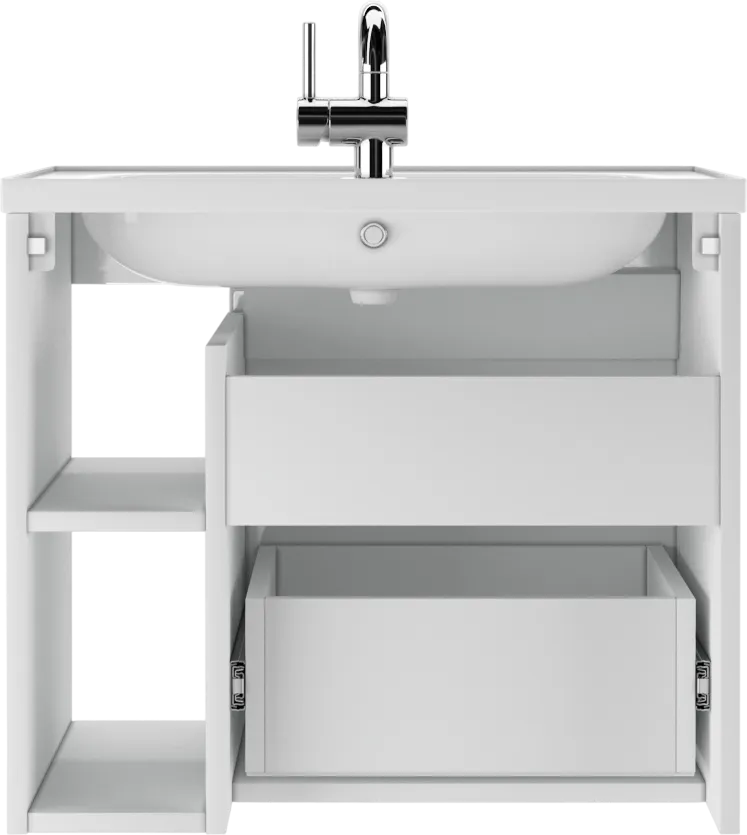 Тумба с раковиной Alba 60 Агата c 1 ящиком B1 (4)