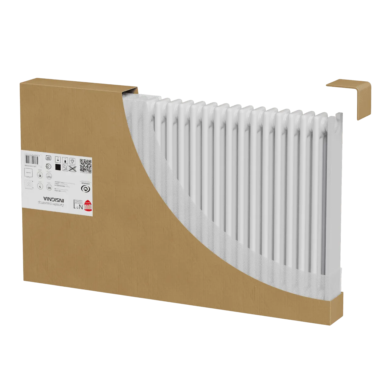 Дизайн-радиатор Royal Thermo Insignia C2180 - 08 секц. RAL9016 (4)