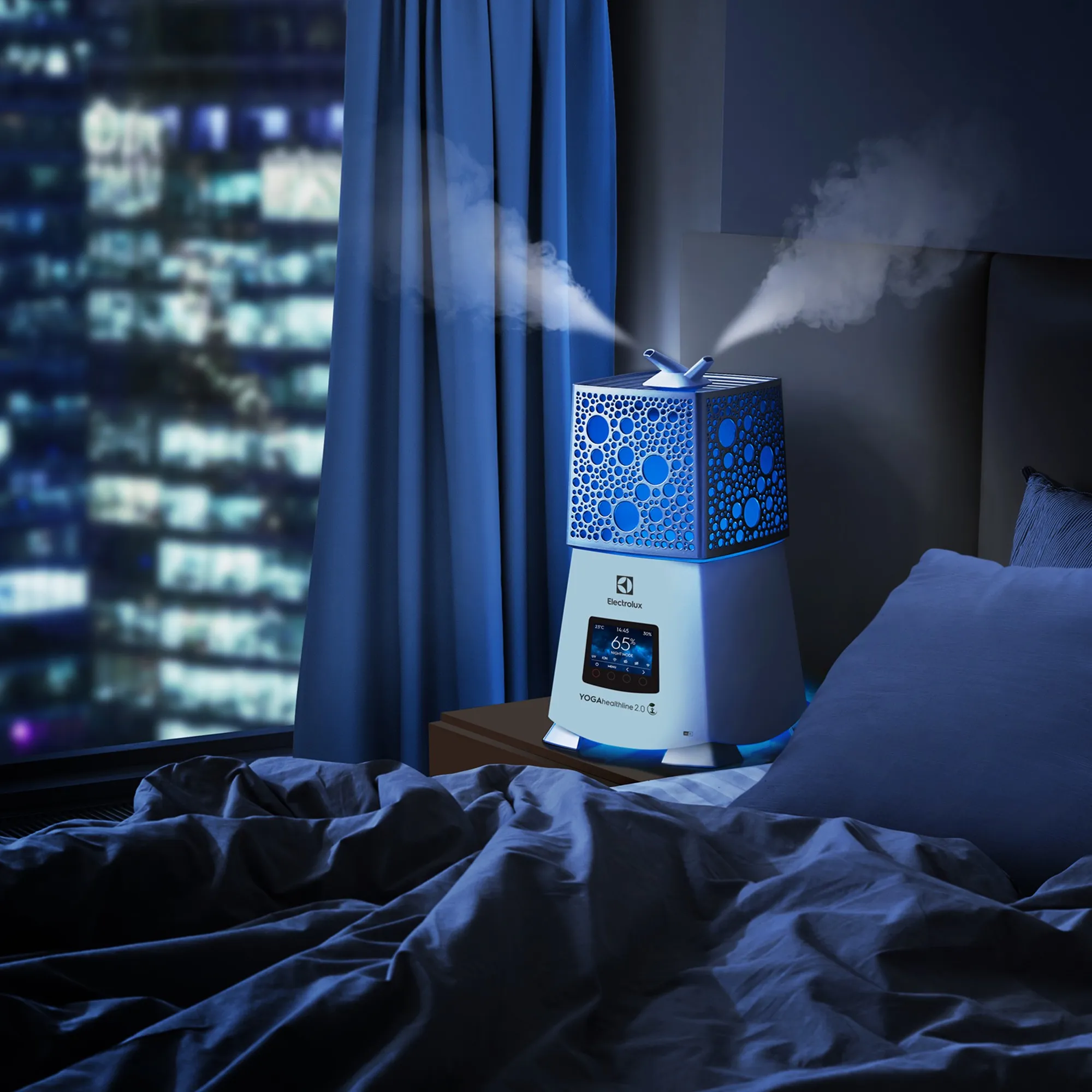 Увлажнитель-ecoBIOCOMPLEX ультразвуковой Electrolux EHU-3915D YOGAhealthline 2.0 (9)